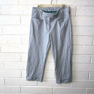 Betabrand Micro Design Cropped Dress Pants Women’s Large Trousers Thick Stretchy